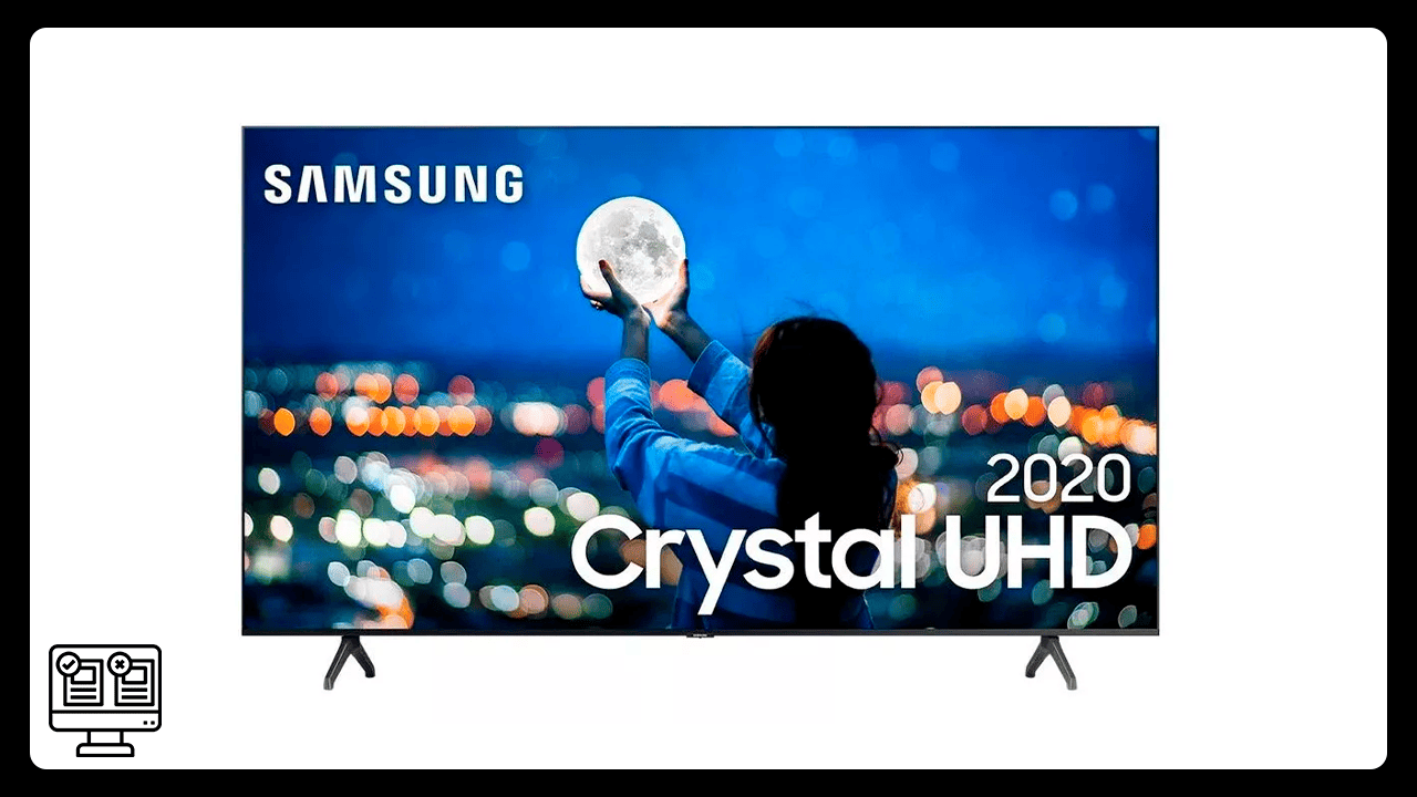 1° - Samsung Smart TV Crystal UHD TU7000 43” 4K