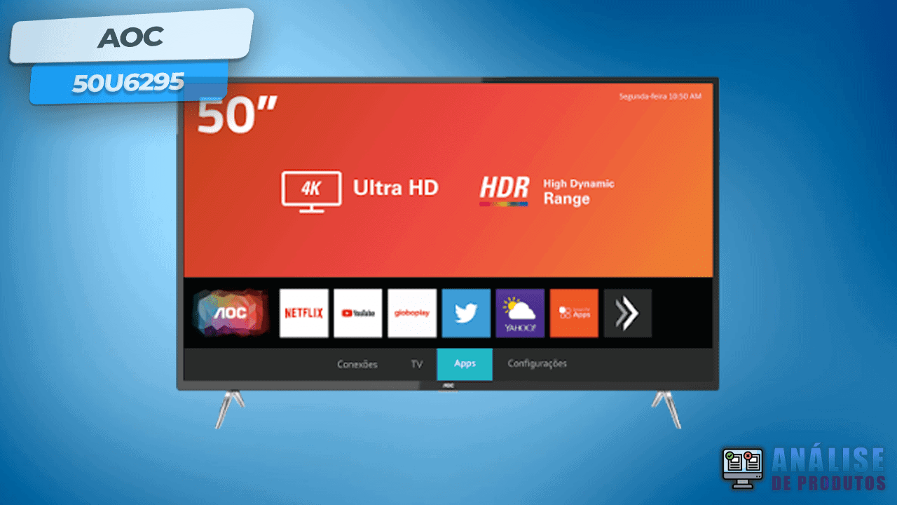 Smart TV 4K HDR 50 AOC - 50U6295