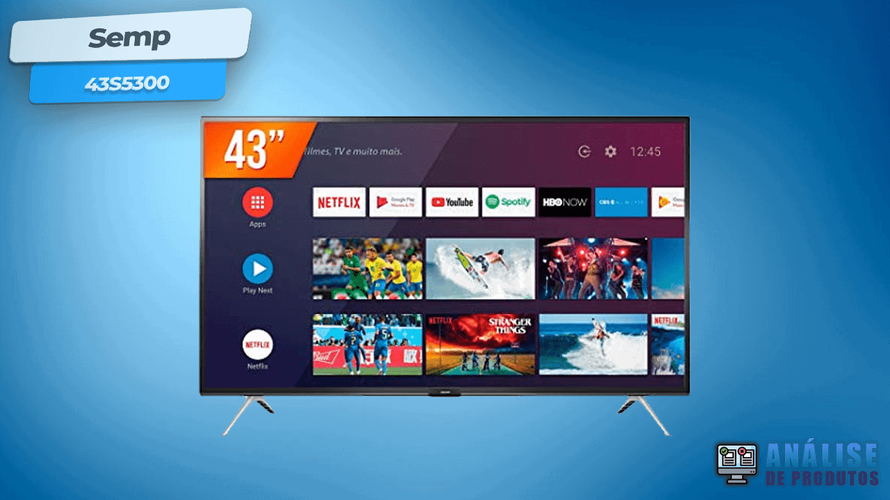 Smart TV Led Full HD 43'' Semp - 43S5300