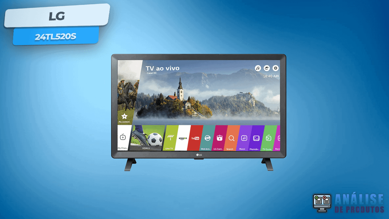Smart TV Monitor LED 24” LG - 24TL520S