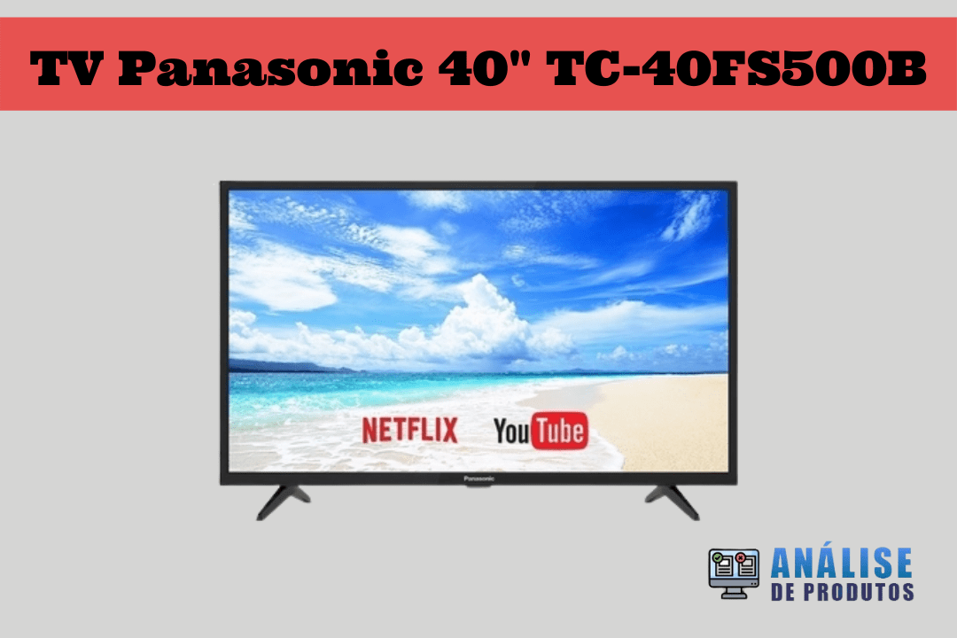 Imagem da TV Panasonic 40" TC-40FS500B.