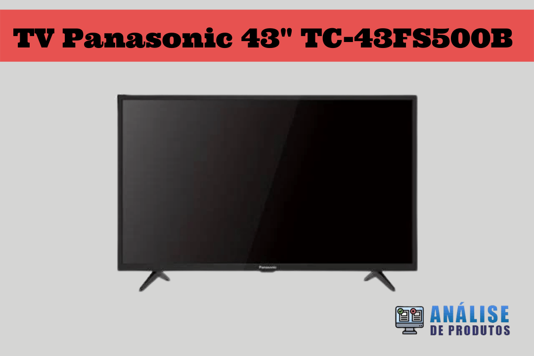 Imagem da TV Panasonic 43" TC-43FS500B.