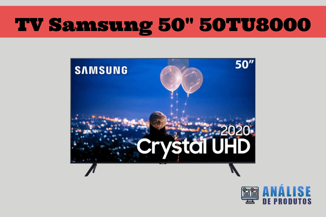 Imagem da TV Samsung 50" 50TU8000.